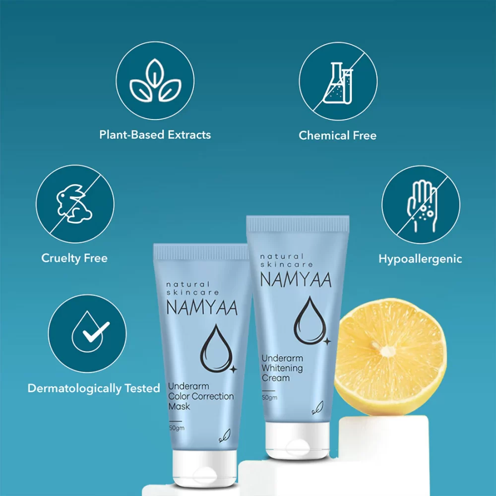 Underarm color correction mask & whitening cream
